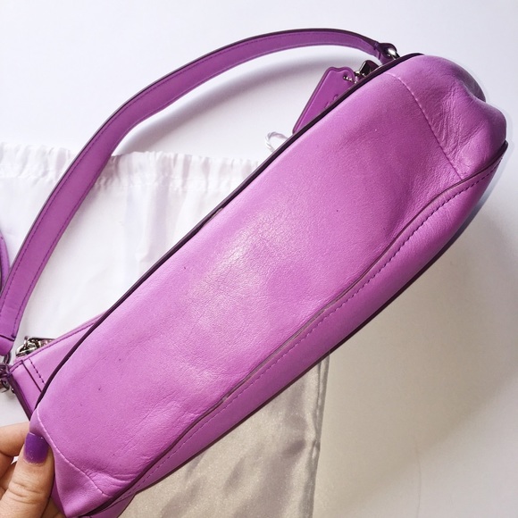 Lilac COACH crossbody satchel - Picture 8 of 8